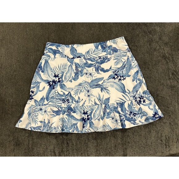 Tommy Bahama Blue and White Mini Skirt - Picture 7 of 10